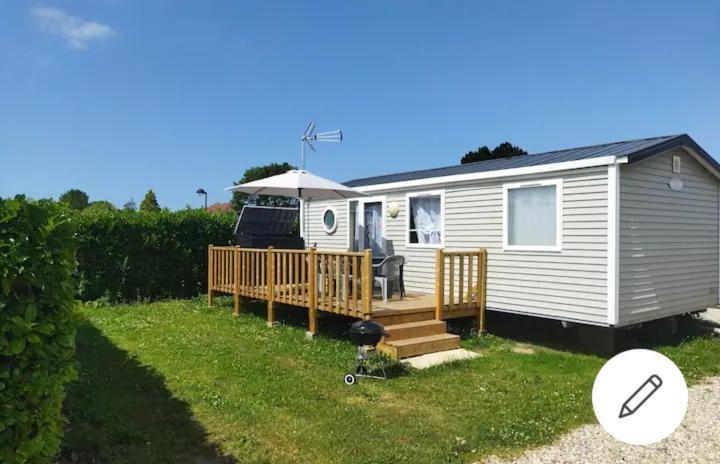Mobil Home-Les Lins Bleus Biville-sur-Mer Экстерьер фото